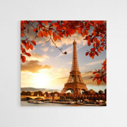 Tableau deco Tour Eiffel Coucher de Soleil 1
