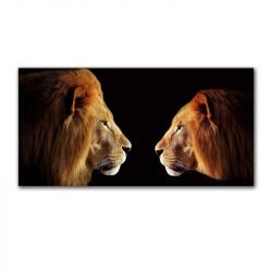 Toile lion et lionne