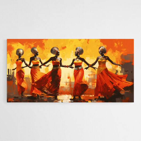 tableau deco danseuses africaines 1