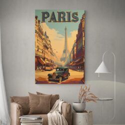 Affiche Paris Vintage decoration