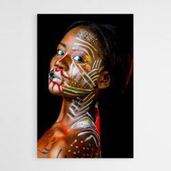 Peinture Femme Africaine de Dos
