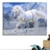 Peinture cheval blanc
