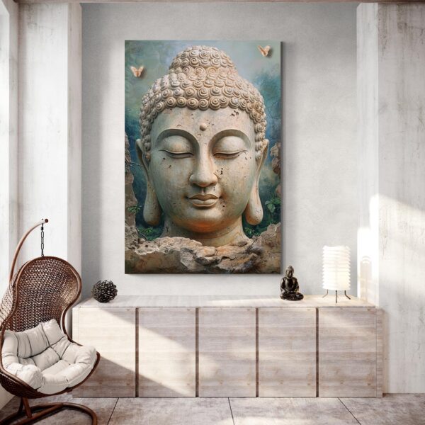 Tableau Bouddha Relief deco moderne