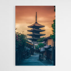 tableau temple japonais