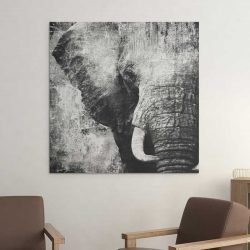 Tableau éléphant gris