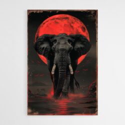 Tableau Vintage Elephant 2