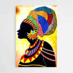 tableau africain colore bureau