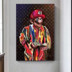 tableau Mario pop art