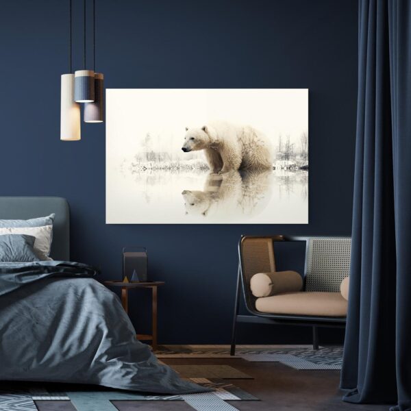 tableau scandinave ours chambre