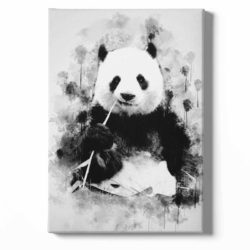 tableau sur toile panda