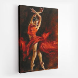 Peinture danseuse flamenco