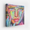 Peinture visage femme moderne