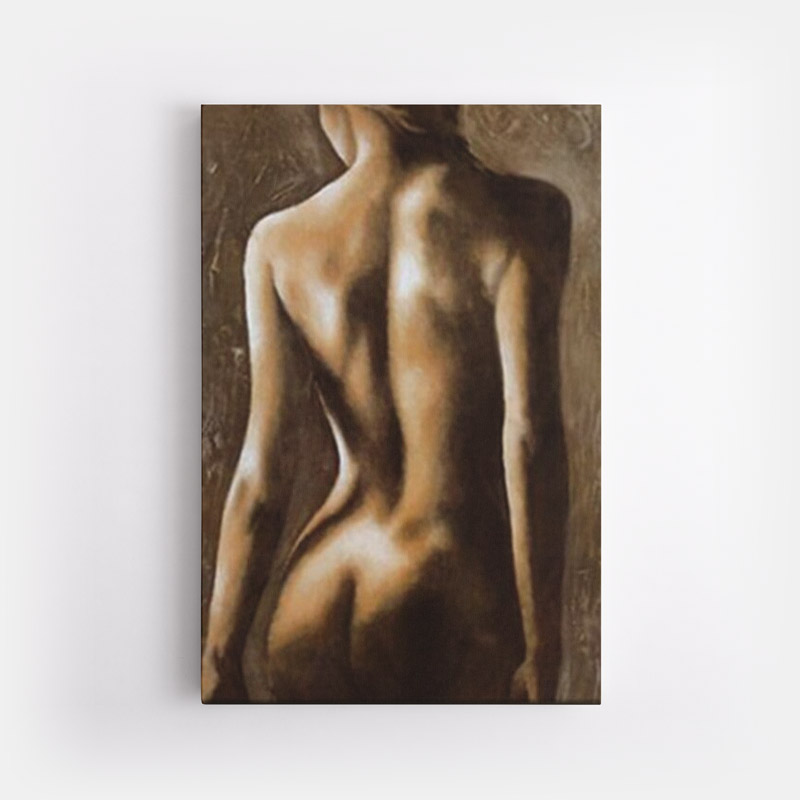 Peinture sur toile femme nue
