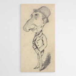 Caricature d un homme au gros nez Monet