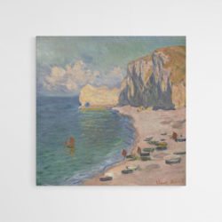 Étretat The Beach and the Falaise Amont Monet