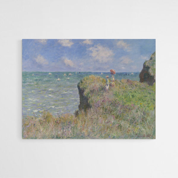Promenade sur les falaises a Pourville Monet