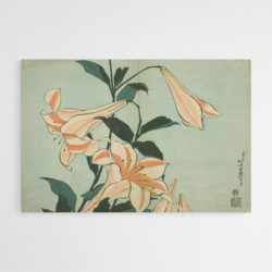 Tableau fleurs Hokusai