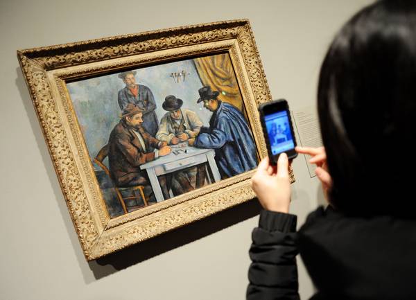 joueurs de cartes de Paul Cezanne 1