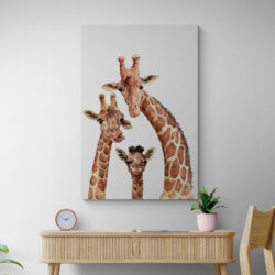 tableau girafe rigolote bureau