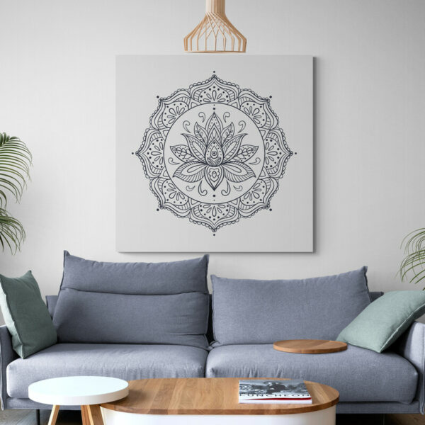 dessin lotus mandala