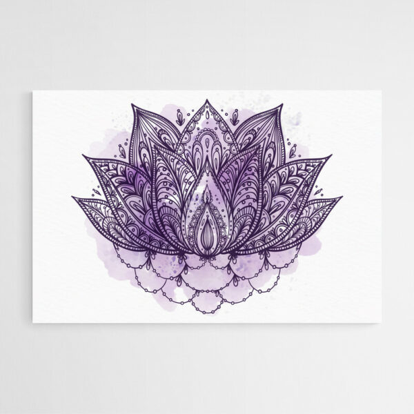fleur de lotus dessin deco couleur