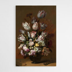 tableau deco bouquet de tulipes
