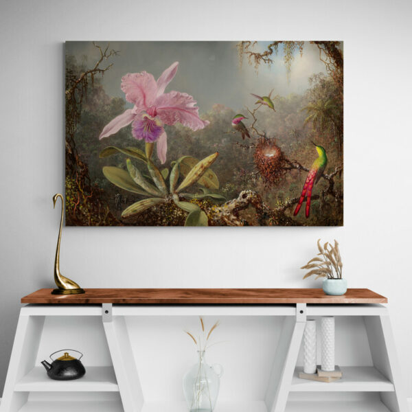 tableau orchidee peinture