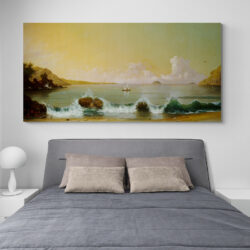 tableau peinture paysage mer