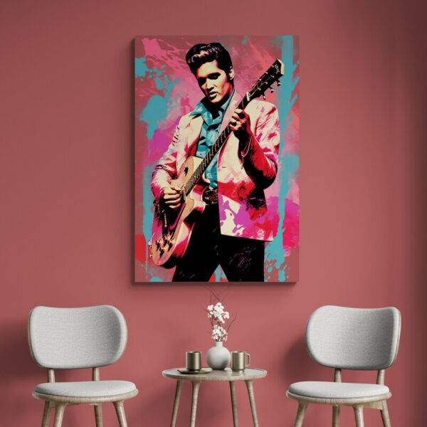 tableau Elvis Presley salon