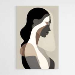 Tableau Silhouette Femme Abstrait