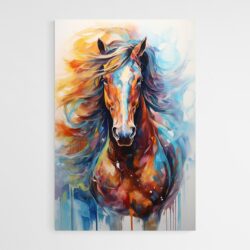 tableau peinture cheval