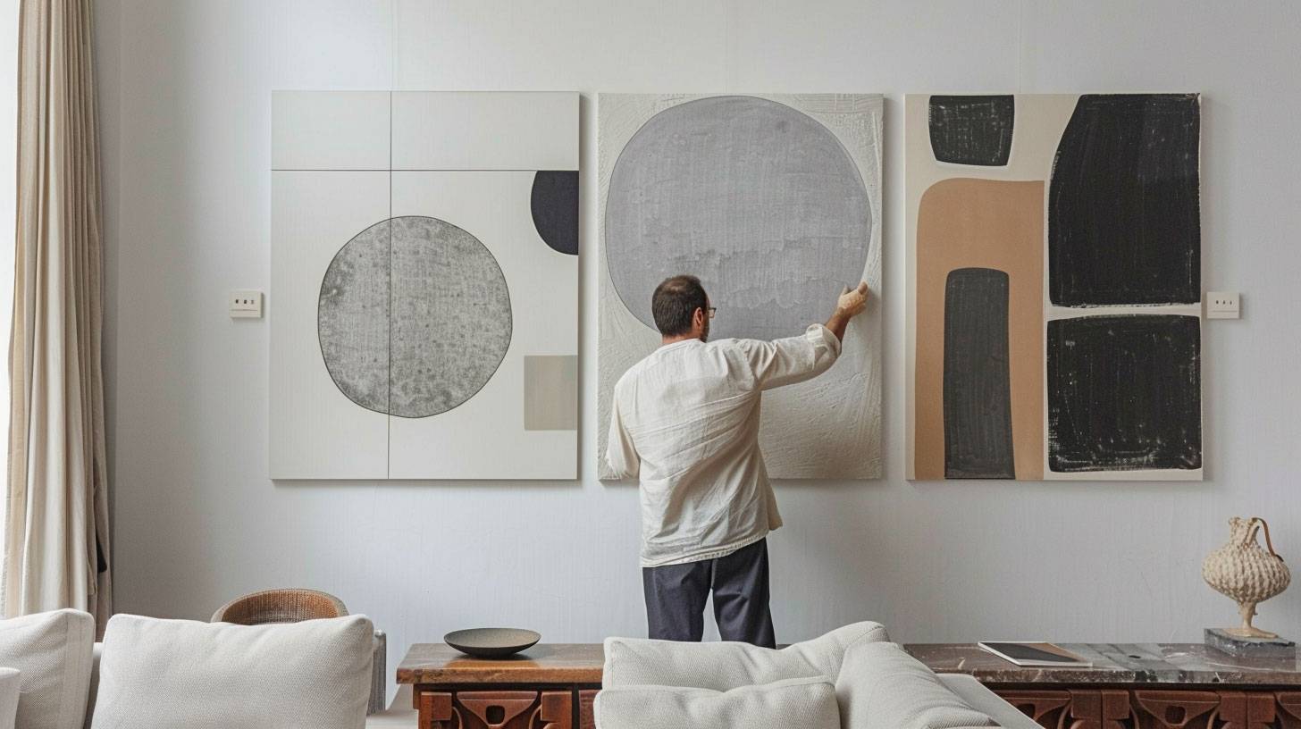 Comment Disposer 3 Tableaux Sur Un Mur