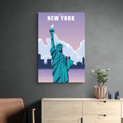 affiche new york decoration sobre
