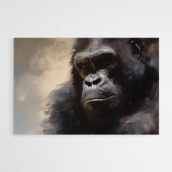 peinture tete de gorille 2