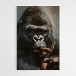 tableau gorille cigare 2