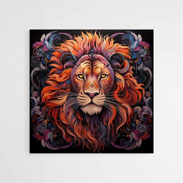 tableau lion pour chambre 2