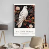 Affiche William Morris Faucon Blanc decoration moderne 1.webp