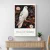Affiche William Morris Faucon Blanc mur clair 1.webp