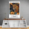 Affiche William Morris Jaguar mur gris 1.webp