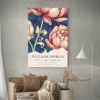Affiche William Morris Lotus Roses decoration 1.webp