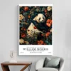 Affiche William Morris Panda deco minimaliste 1.webp