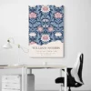 Affiche William Morris Passiflore bureau 1.webp