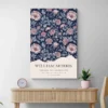 Affiche William Morris Pivoines 3 mur clair 1.webp