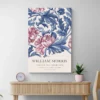 Affiche William Morris Pivoines mur clair 1.webp