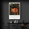 Affiche William Morris Renard Orange salon noir 1.webp