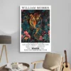 Affiche William Morris Tigre et Fleurs decoration moderne 1.webp