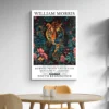 Affiche William Morris Tigre et Fleurs salle a manger 1.webp