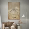 affiche carte vintage calais france decoration 1.webp