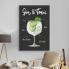 affiche gin tonic decoration moderne 1.webp