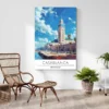 affiche voyage casablanca decoration contemporaine 1.webp